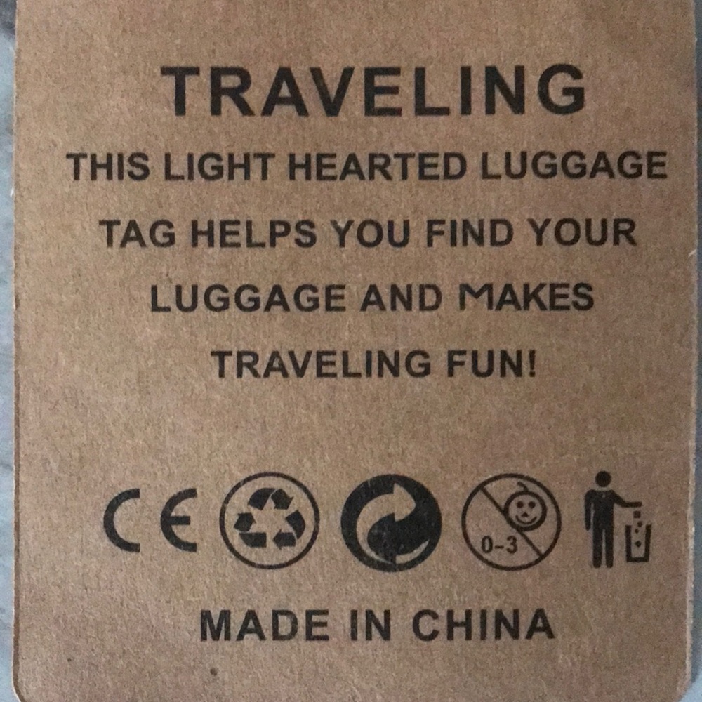 NWT chocolate donut 🍩 luggage tag - Picture 6 of 6